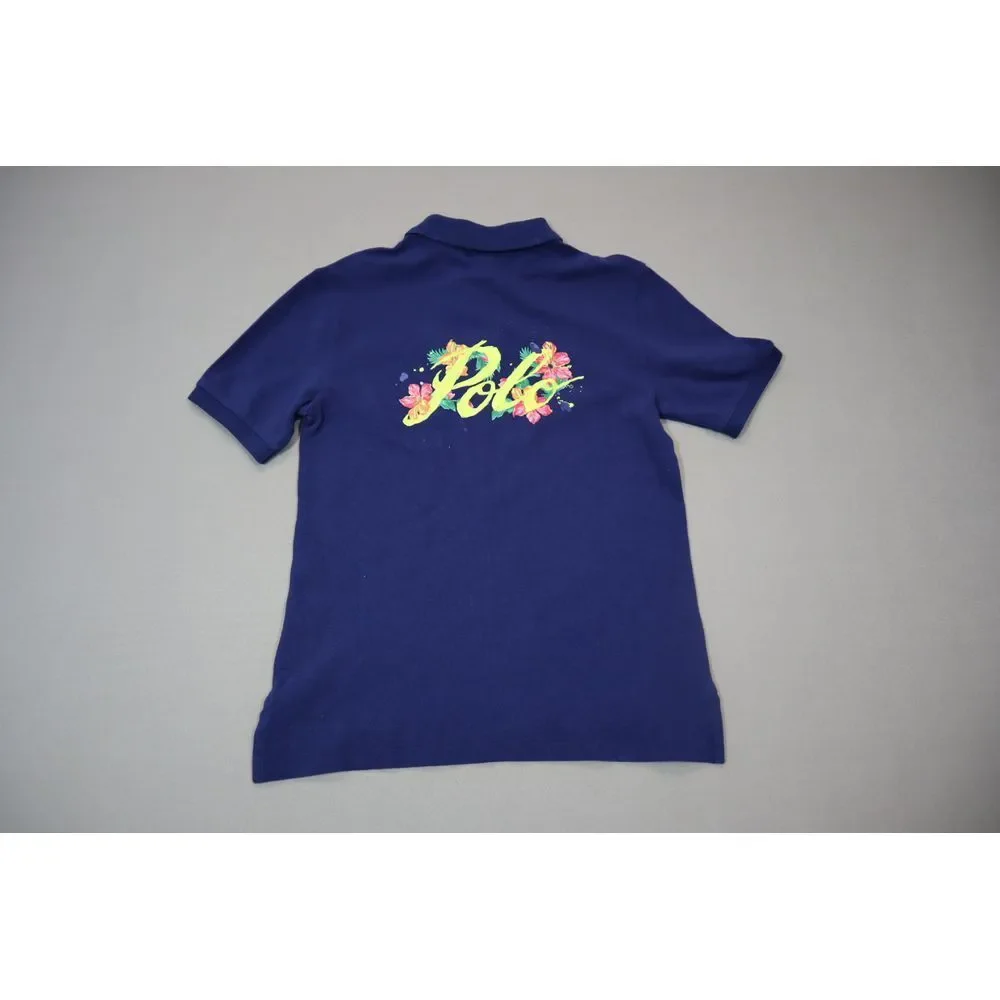 Polo Ralph Lauren Big Boys Navy Polo Shirt Size M‎ (10-12)